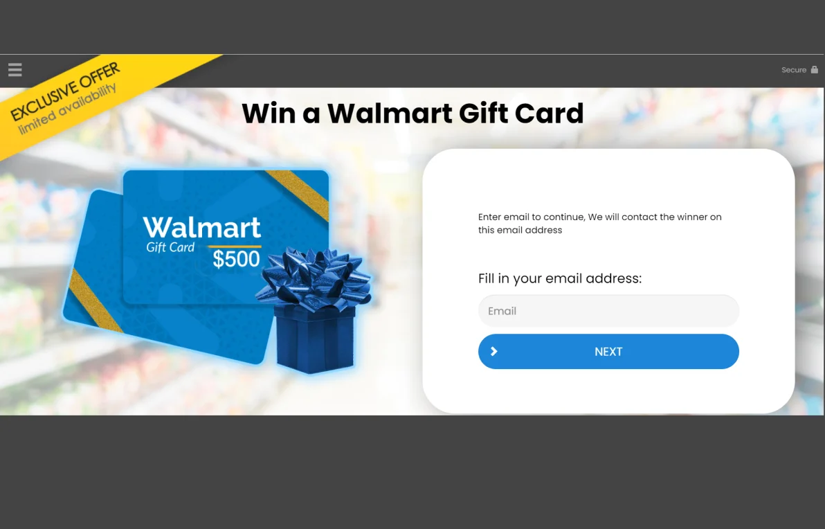 CA - $500 Walmart Giftcard